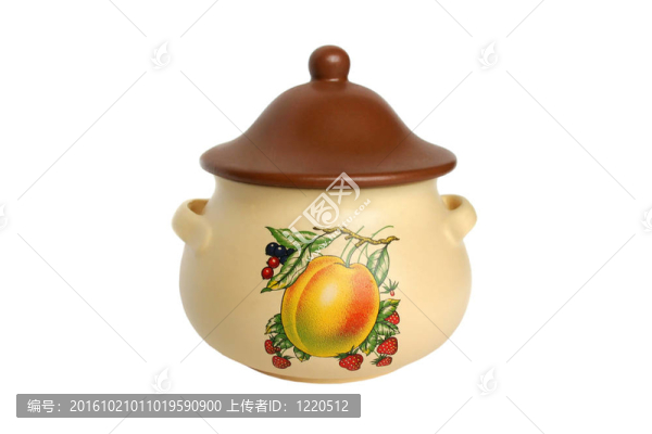漂亮圖片粘土罐