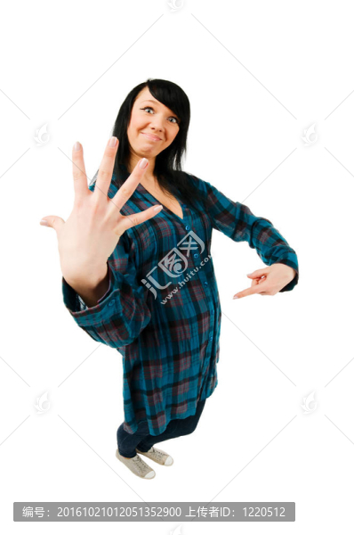 可愛的少女