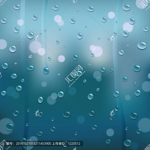 雨滴的插圖