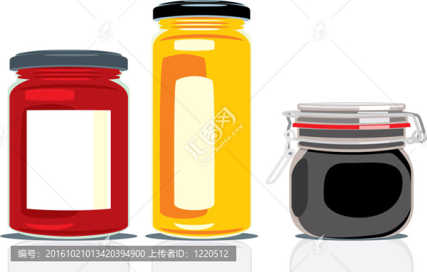 經(jīng)典形狀果醬瓶