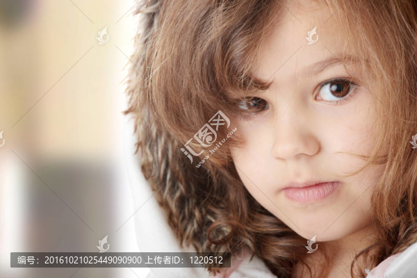 一個5歲女孩的肖像