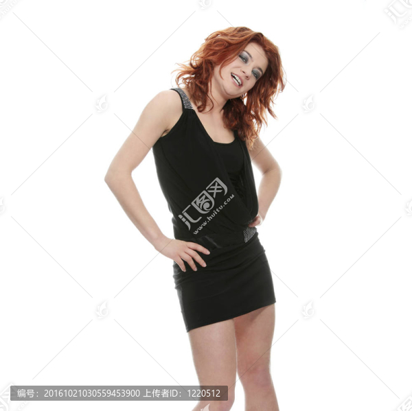 穿晚禮服的女人