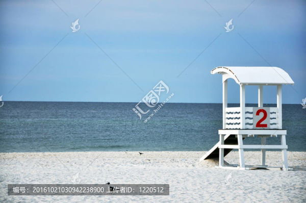 Beach救生員的小屋
