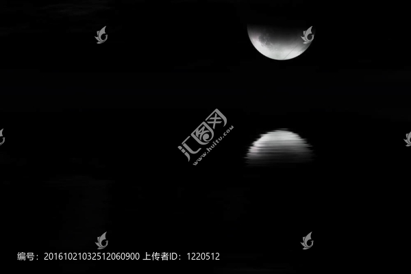 落的月亮