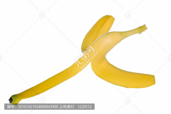 白底香蕉皮