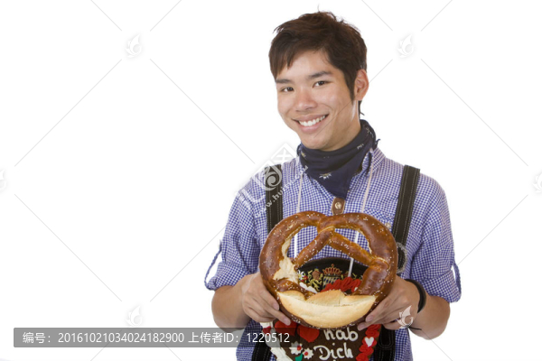 亞洲舉辦啤酒節(jié)的心在相機(jī)和微笑
