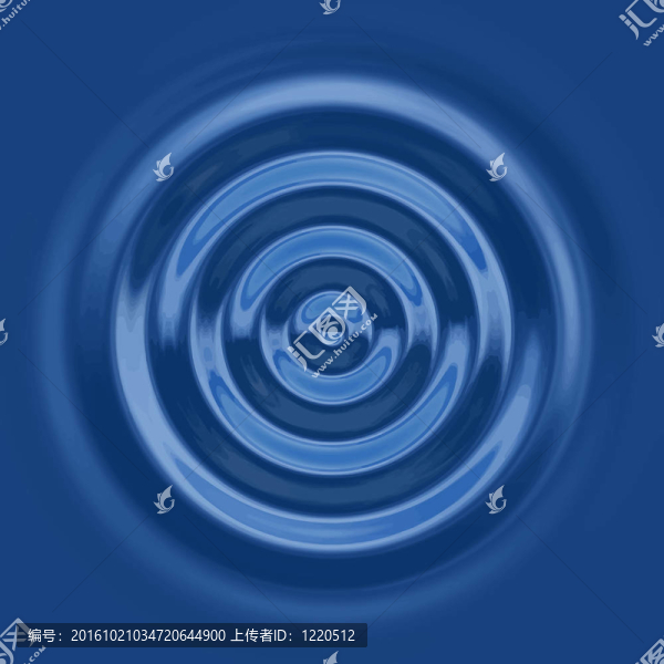 自上而下水波紋
