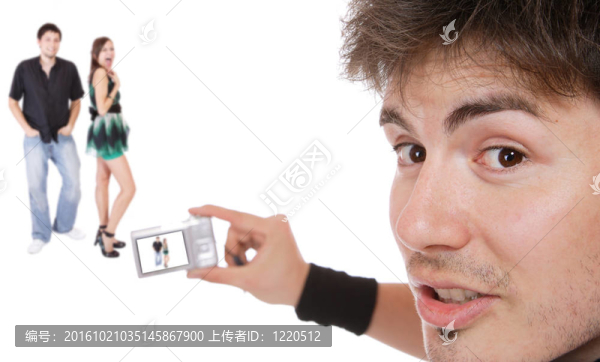 人拍照