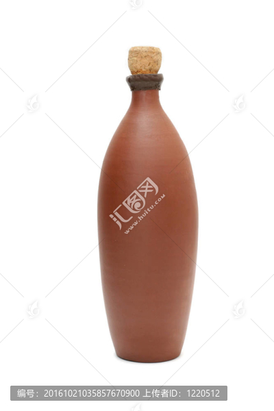 藤蔓粘土瓶