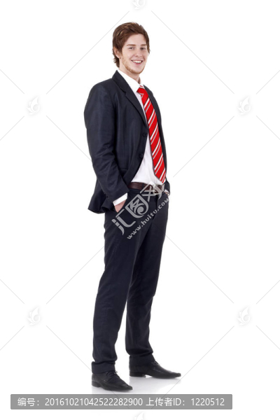 自信的年輕商人