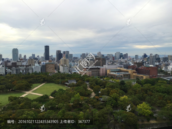 俯瞰大阪