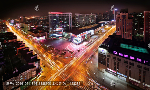 大連西安路夜景