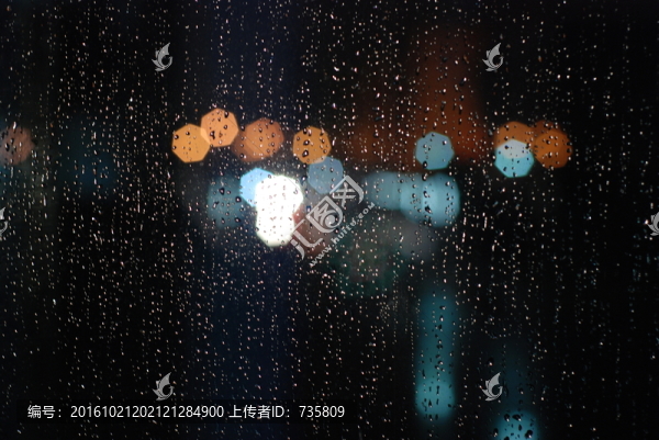 玻璃雨珠