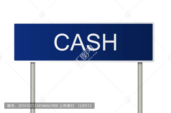 帶現(xiàn)金的路標