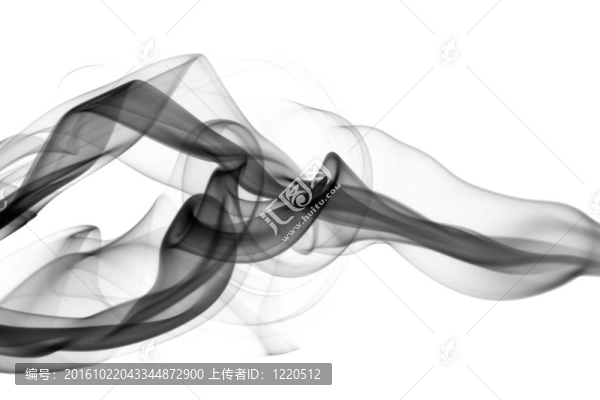 黑煙抽象波白色