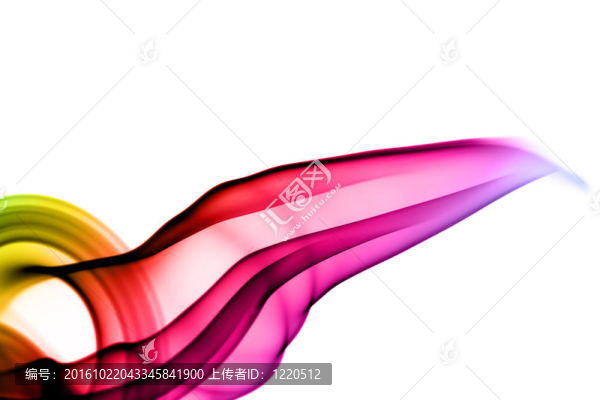 鮮艷的煙霧抽象形狀