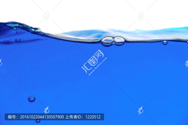 藍(lán)色的水