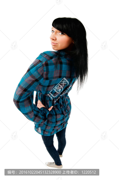 可愛(ài)的少女
