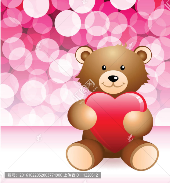 發(fā)光背景的Teddy,Bear