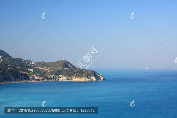 希臘海灘上的夏天