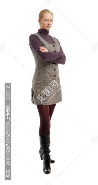 金發(fā)碧眼的商業(yè)女性