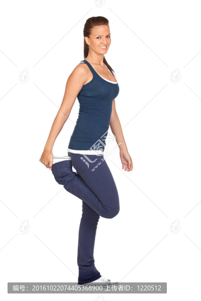 漂亮的女孩拉