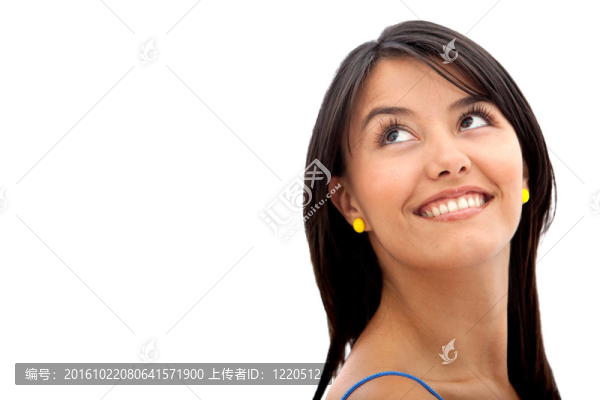 體貼的女人肖像