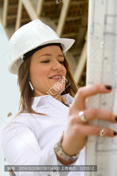 建筑工地的建筑師