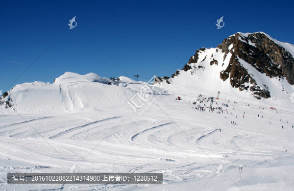 高山滑雪場和滑雪