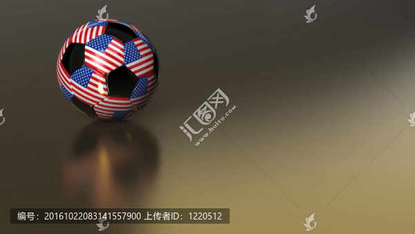 金色金屬表面光滑的美國足球
