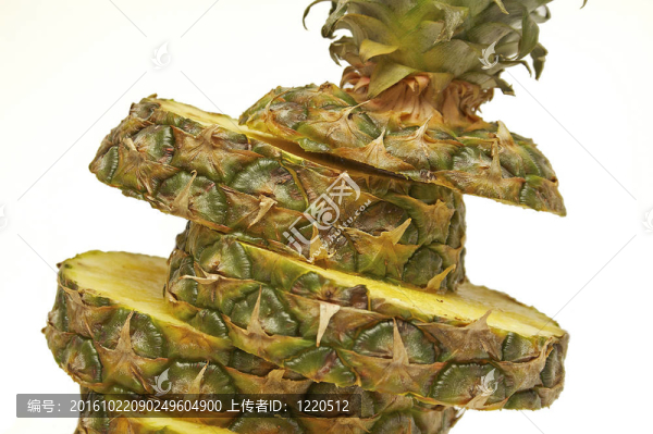 仔細(xì)看新鮮菠蘿片