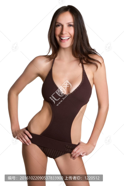 泳裝的女人