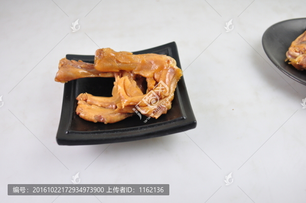 美食拍照鹵味鴨掌