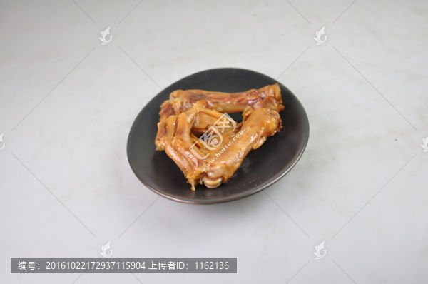 美食拍照鹵味鴨掌
