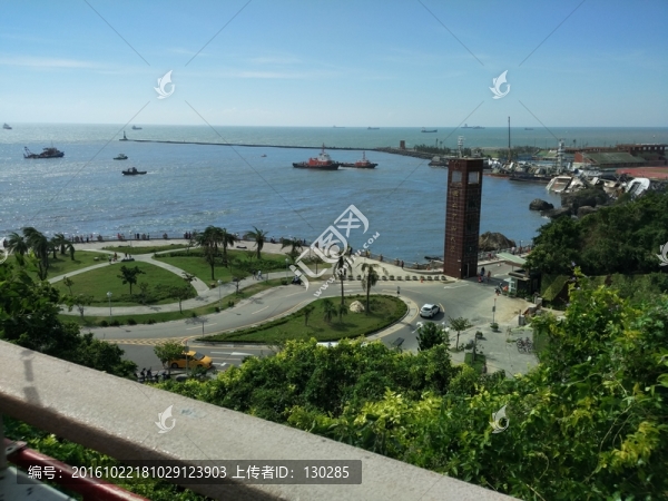 高雄中大碼頭景觀