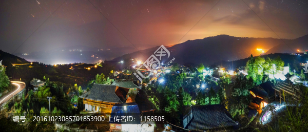 苗寨夜景