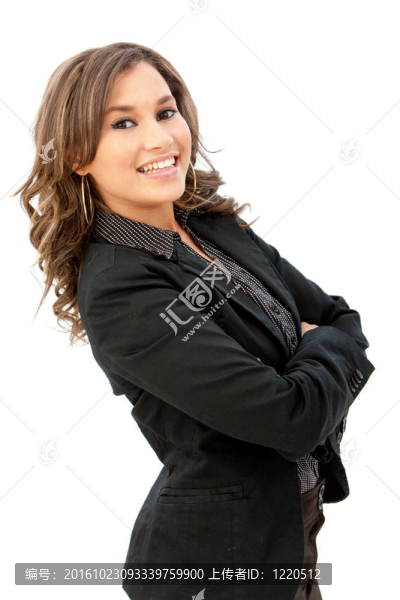 友好商業(yè)女性肖像