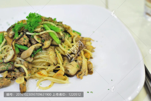 看Aglio,Olio意大利面豐盛