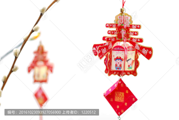中國(guó)農(nóng)歷新年樹(shù)裝飾