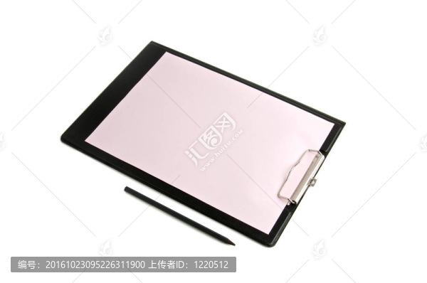 黑色文件夾與紙