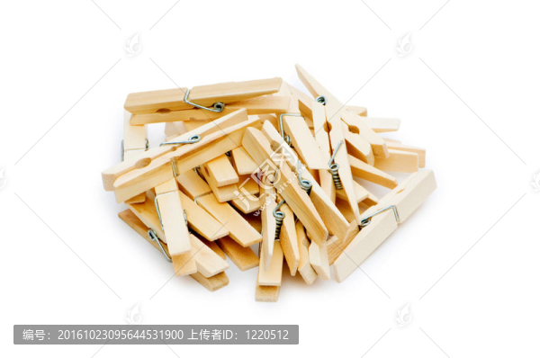 各種掛鉤孤立在白色背景