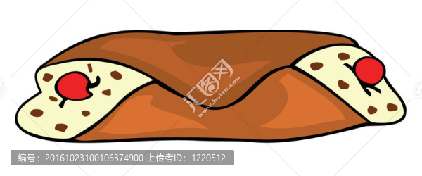 西西里cannolo芝士。