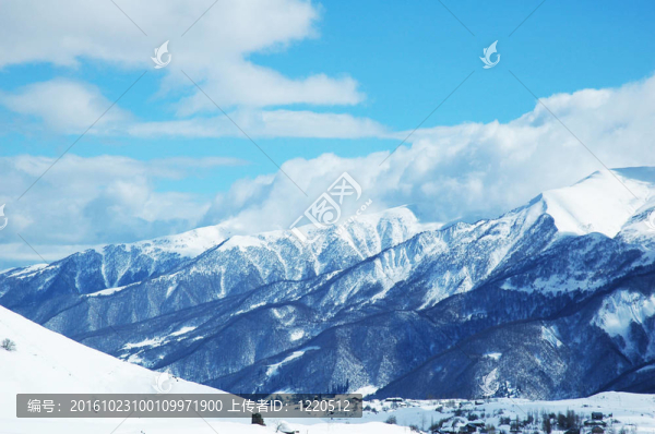 冬下高山