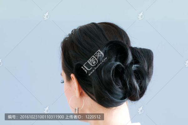 女性發(fā)型特寫