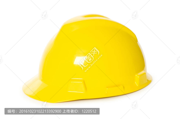 白色背景上的硬帽子