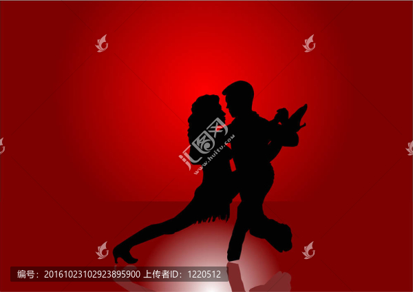拉丁美洲舞者剪影