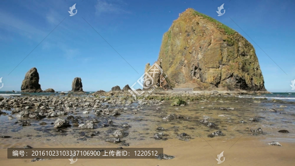 坎農海灘；Haystack,Rock