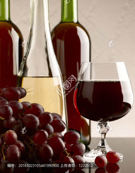 酒廠仍然生活在與紅葡萄酒和白葡萄酒的玻璃