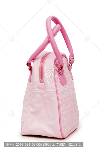 白色背景上的女人包