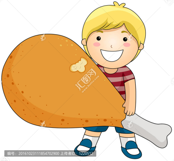 男孩與Fried,Chicken